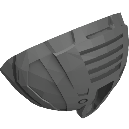 Part 98571 - Hero Factory Shoulder Armor, Rounded - De BrickPlaats