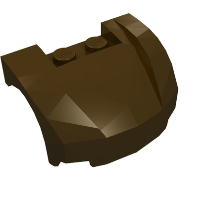 Part 98835 - Vehicle, Mudguard 3 x 4 x 1 2/3 Curved Front - De BrickPlaats