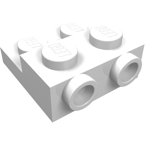 Part 99206 - Plate, Modified 2 x 2 x 2/3 with 2 Studs on Side - De BrickPlaats