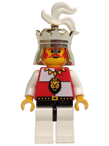 Minifig cas059 - Royal Knights - King, with black/white legs - De BrickPlaats