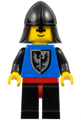Minifig cas099 - Black Falcon - Black Legs with Red Hips, Black Neck-Protector - De BrickPlaats