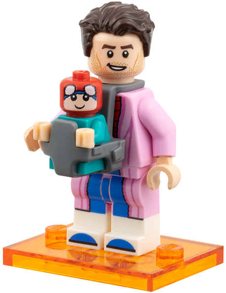 Set colspi-10 - Peter B. Parker / Spider-Man & May 'Mayday' Parker, Spider-Man Across the Spider-Verse (Complete Set with Stand and Accessories) - De BrickPlaats