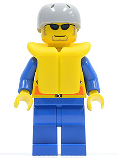 Minifig cty0074 - Coast Guard City - Kayaker - De BrickPlaats