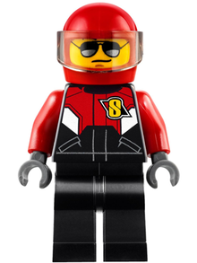 Minifig cty0738 - Pilot - Race Plane - De BrickPlaats