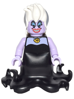 Minifig dis017 - Ursula, Disney, Series 1 (Minifigure Only without Stand and Accessories) - De BrickPlaats