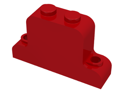 Part fabaj1 - Fabuland Brick, Modified 1 x 4 x 2 Bell Shape - De BrickPlaats