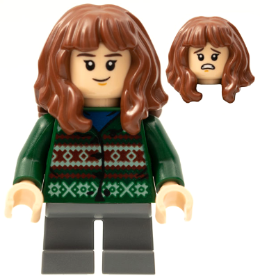Minifig hp279 - Hermione Granger - Dark Green Sweater - De BrickPlaats