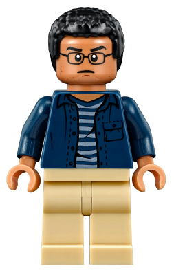Minifig jw022 - Franklin Webb - Dark Blue Shirt - De BrickPlaats