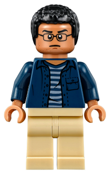 Minifig jw022 - Franklin Webb - Dark Blue Shirt - De BrickPlaats