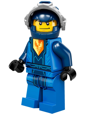 Minifig nex083 - Clay Moorington - Dark Blue Helmet, Flat Silver Visor (Battle Suit Clay) - De BrickPlaats