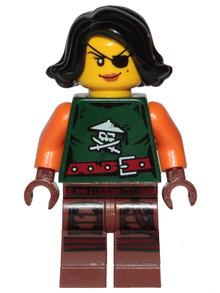 Minifig njo0218 - Cyren - Dark Green Outfit - De BrickPlaats