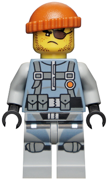 Minifig njo0325 - Shark Army Thug - Small Knee Plates - De BrickPlaats