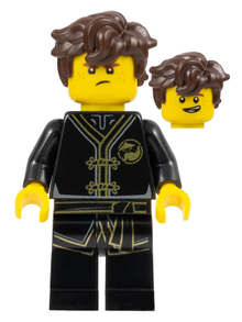 Minifig njo0448 - Jay - Dark Brown Hair - De BrickPlaats
