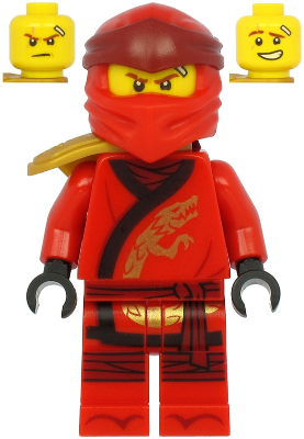 Minifig njo0613 - Kai - Legacy, Pearl Gold Armor Shoulder Pad - De BrickPlaats
