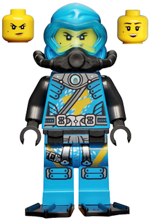 Minifig njo0703 - Nya - Seabound, Scuba Gear - De BrickPlaats