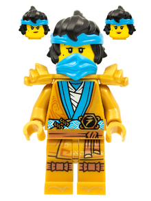 Minifig njo0707 - Nya - 10th Anniversary Golden Ninja - De BrickPlaats