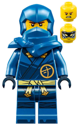 Minifig njo0814 - Jay - Dragons Rising, Hood - De BrickPlaats