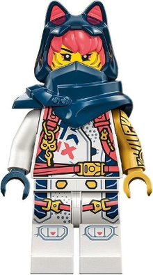 Minifig njo0820 - Sora - Shoulder Pads, Hood - De BrickPlaats