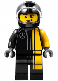 Minifig sc034 - Mercedes-AMG GT3 Driver - De BrickPlaats
