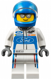 Minifig sc038 - 2016 Ford GT Driver - De BrickPlaats