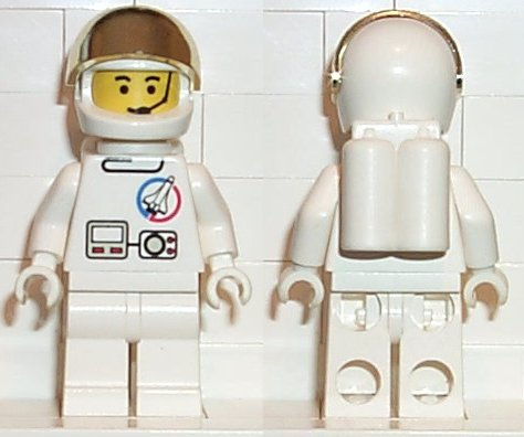 Minifig splc002 - Launch Command - Astronaut, Air Tanks - De BrickPlaats