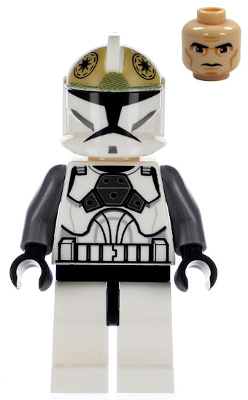 Minifig sw0221 - Clone Trooper mitrailleur (phase 1) - Grands yeux