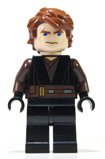 Minifig sw0317 - Anakin Skywalker - Large Eyes, Dark Brown Arms - De BrickPlaats