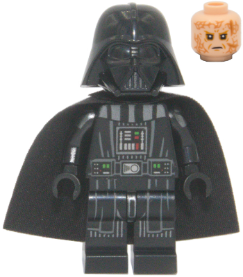 Minifig sw1228 - Darth Vader - Light Nougat Head, Printed Arms - De BrickPlaats