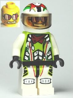 Minifig wr021 - Team X-treme Daredevil 3 (MAX-treme) - Standard Helmet - De BrickPlaats