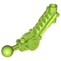 Part x240 - Bionicle Ball Joint 5 x 7 Arm with Dual Axle Hole at 90 degrees - De BrickPlaats