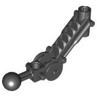 Part x240 - Bionicle Ball Joint 5 x 7 Arm with Dual Axle Hole at 90 degrees - De BrickPlaats