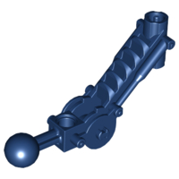 Part x240 - Bionicle Ball Joint 5 x 7 Arm with Dual Axle Hole at 90 degrees - De BrickPlaats