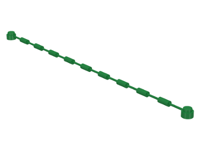 Part x64pb01 - String with End Studs and Climbing Grips (21L Overall) with (Same Color) Studs and Grips Pattern - De BrickPlaats